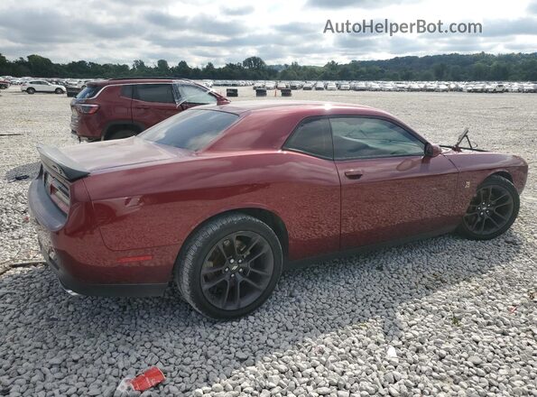 2C3CDZFJ4LH103979 2020 DODGE CHALLENGER Burgundy უკანა მარჯვენა