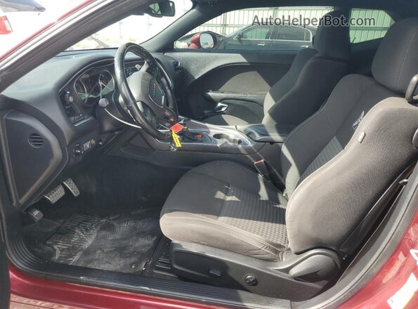 2C3CDZFJ4LH103979 2020 DODGE CHALLENGER Burgundy წინა სალონის ხედი
