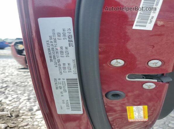 2C3CDZFJ4LH103979 2020 DODGE CHALLENGER Burgundy VIN კოდის სტიკერის ხედი