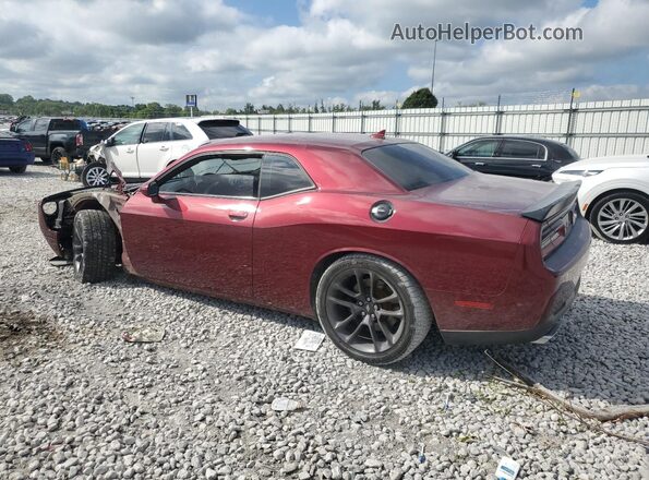 2C3CDZFJ4LH103979 2020 DODGE CHALLENGER Burgundy უკანა მარცხენა