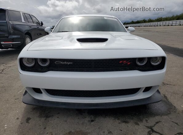2C3CDZFJ6NH165029 2022 DODGE CHALLENGER White წინა ხედი