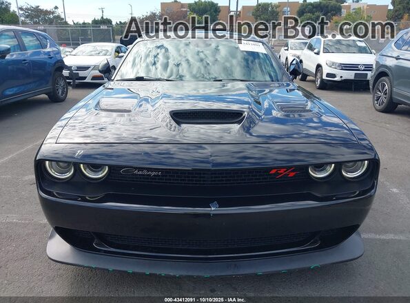 2C3CDZFJ7MH677011 2021 DODGE CHALLENGER Black Front view