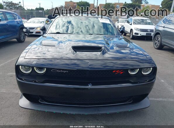 2C3CDZFJ7MH677011 2021 DODGE CHALLENGER Black Rear interior view