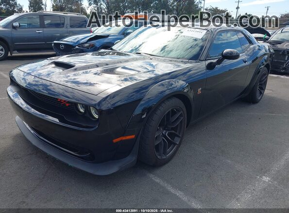 2C3CDZFJ7MH677011 2021 DODGE CHALLENGER Black Front left