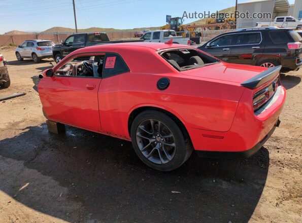 2C3CDZFJ8LH218312 2020 DODGE CHALLENGER Оранжевый Задняя левая четверть