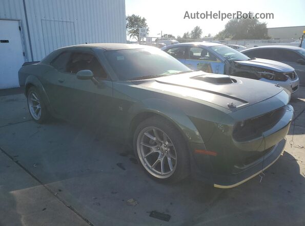 2C3CDZFJ9LH179603 2020 DODGE CHALLENGER Green Delantero derecho