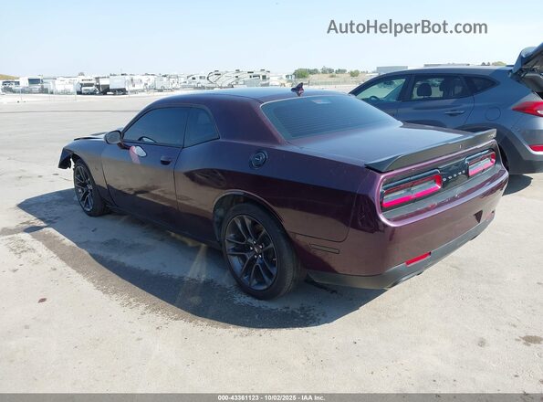 2C3CDZFJ9LH218318 2020 DODGE CHALLENGER Purple Задня ліва чверть