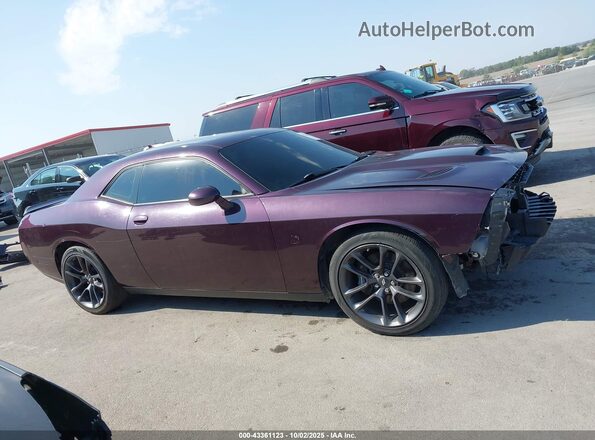 2C3CDZFJ9LH218318 2020 DODGE CHALLENGER Purple Панорамний вид салону 360°