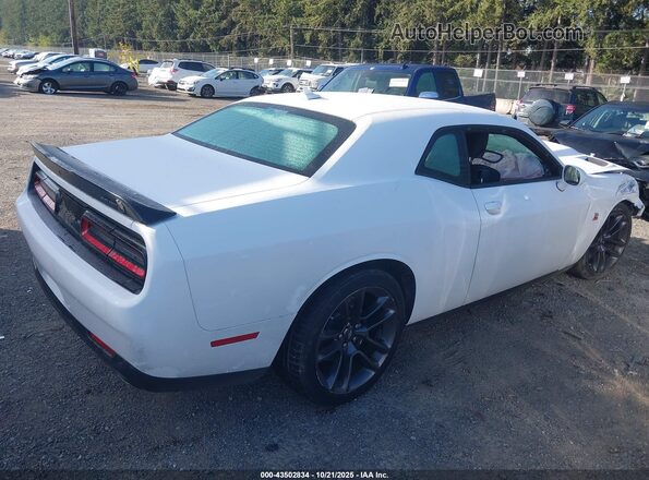 2C3CDZFJ9LH250377 2020 DODGE CHALLENGER Белый Задняя правая четверть