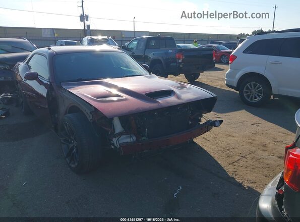 2C3CDZFJXLH135173 2020 DODGE CHALLENGER Красный Вид спереди