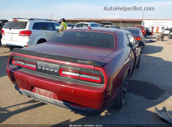 2C3CDZFJXLH135173 2020 DODGE CHALLENGER Красный Задняя правая четверть