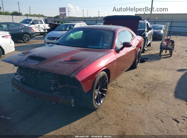 2C3CDZFJXLH135173 2020 DODGE CHALLENGER Красный Передняя левая четверть