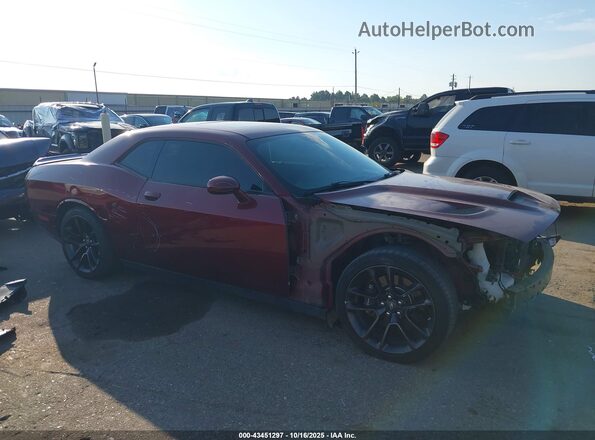 2C3CDZFJXLH135173 2020 DODGE CHALLENGER Красный Панорамный вид салона 360°