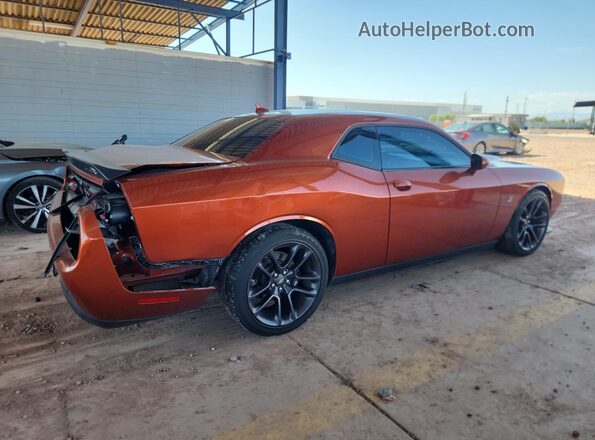 2C3CDZFJXLH165385 2020 DODGE CHALLENGER Оранжевый Задняя правая четверть