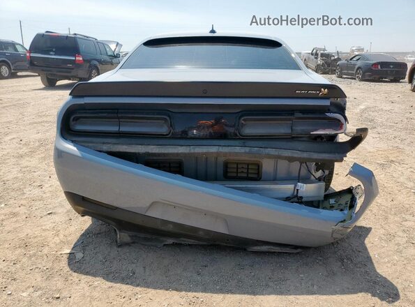 2C3CDZFJXNH168614 2022 DODGE CHALLENGER Gray Հետևի տեսք