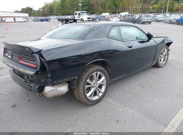 2C3CDZGGXMH539370 2021 DODGE CHALLENGER Black Tył prawy