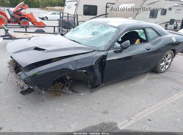 2C3CDZGGXMH539370 2021 DODGE CHALLENGER Black Przód lewy