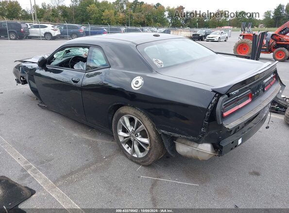 2C3CDZGGXMH539370 2021 DODGE CHALLENGER Black Tył lewy