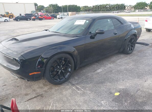2C3CDZJG0NH233269 2022 DODGE CHALLENGER Black Առջևի ձախ երեք քառորդ տեսարան