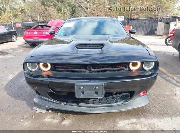 2C3CDZJG1NH246984 2022 DODGE CHALLENGER Черный Вид щитка приборов