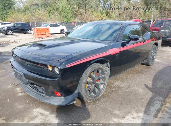 2C3CDZJG1NH246984 2022 DODGE CHALLENGER Черный Передняя левая четверть