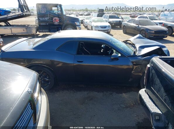 2C3CDZJG2NH215601 2022 DODGE CHALLENGER Black Вид задньої частини салону