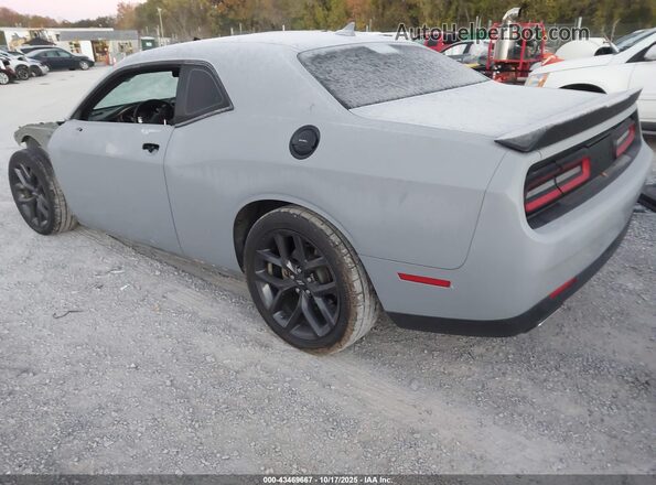 2C3CDZJG3MH586782 2021 DODGE CHALLENGER Gray Trasero izquierdo