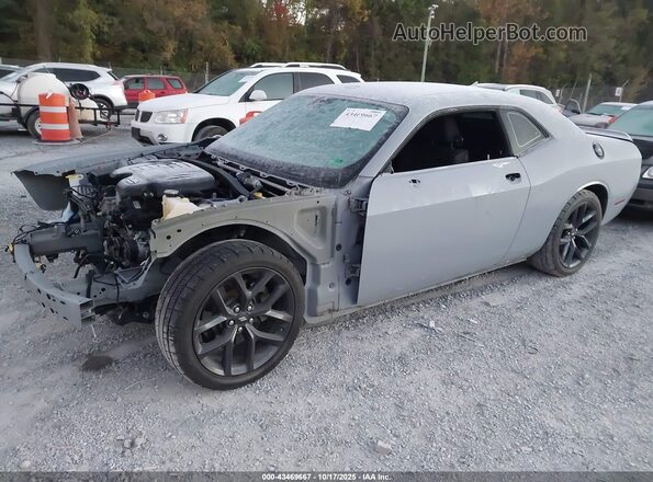 2C3CDZJG3MH586782 2021 DODGE CHALLENGER Gray Vista tres cuartos delantera izquierda