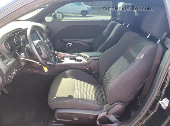 2C3CDZJG3MH672254 2021 DODGE CHALLENGER Black Vista interior delantera