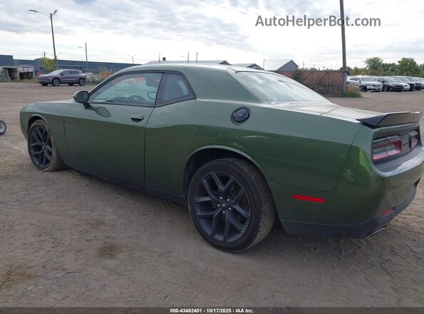2C3CDZJG4NH251953 2022 DODGE CHALLENGER Green Trasero izquierdo