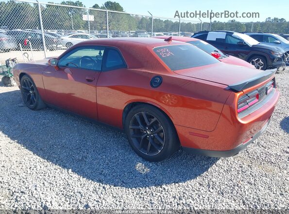 2C3CDZJG7LH181829 2020 DODGE CHALLENGER Оранжевый Задняя левая четверть