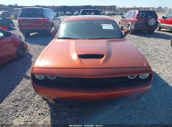2C3CDZJG7LH181829 2020 DODGE CHALLENGER Оранжевый Вид панели приборов