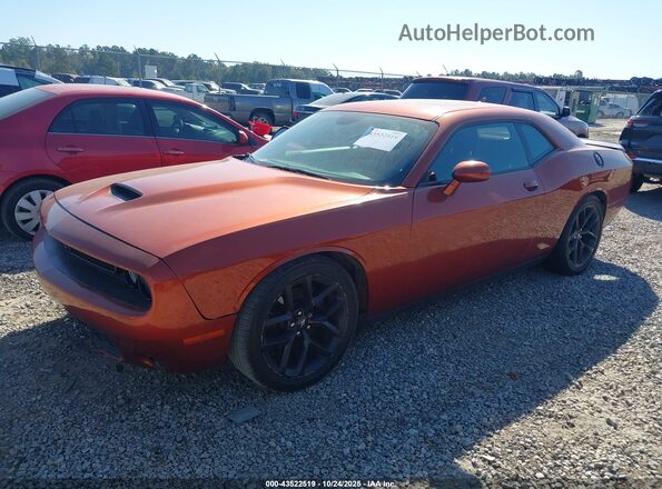 2C3CDZJG7LH181829 2020 DODGE CHALLENGER Оранжевый Передняя левая четверть