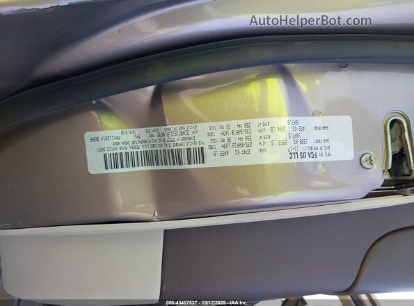 2C4RC1BG2JR144705 2018 CHRYSLER PACIFICA Beige 