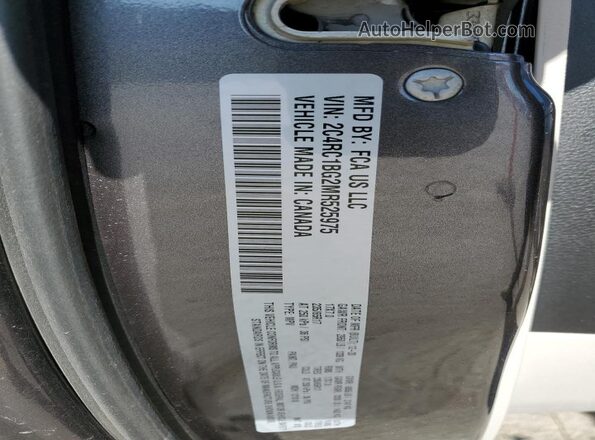 2C4RC1BG2MR525975 2021 CHRYSLER PACIFICA Gray VIN sticker view