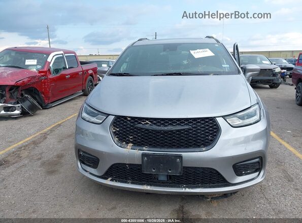 2C4RC1BG6MR559806 2021 CHRYSLER PACIFICA Silver Widok zestawu wskaźników