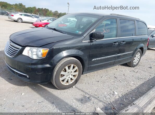 2C4RC1BG7GR298836 2016 CHRYSLER TOWN & COUNTRY Черный Передняя левая четверть