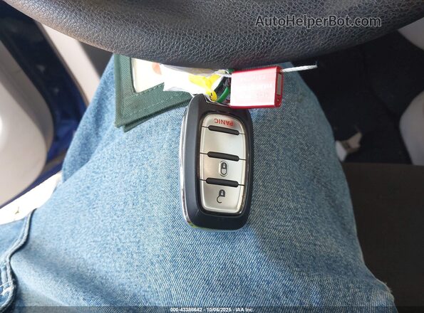 2C4RC1CG1MR579539 2021 CHRYSLER VOYAGER Blue წინა პანელის ხედი