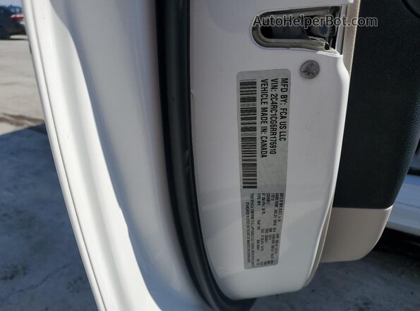 2C4RC1CG6RR176910 2024 CHRYSLER VOYAGER White Vista de la etiqueta del VIN