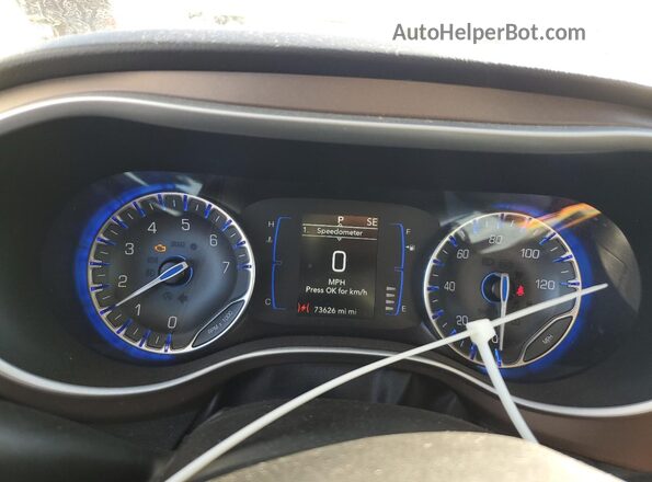 2C4RC1DG1MR516990 2021 CHRYSLER VOYAGER Gray Instrument cluster view