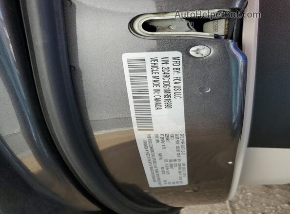 2C4RC1DG1MR516990 2021 CHRYSLER VOYAGER Gray 360 interior view