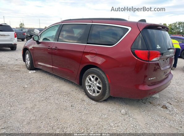 2C4RC1DG2MR538609 2021 CHRYSLER VOYAGER Maroon Հետևի ձախ