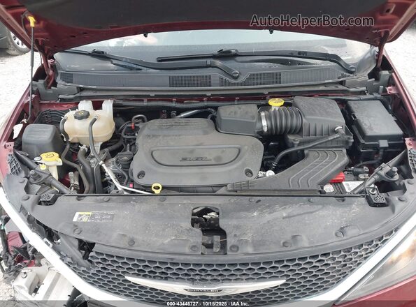 2C4RC1DG2MR538609 2021 CHRYSLER VOYAGER Maroon Հետևի տեսք