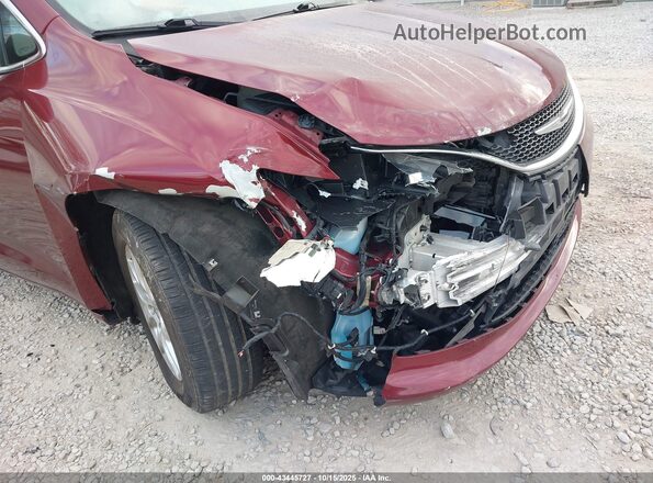 2C4RC1DG2MR538609 2021 CHRYSLER VOYAGER Maroon Դիմացի տեսք