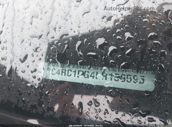 2C4RC1DG4LR156595 2020 CHRYSLER VOYAGER Black ძრავის განყოფილების ხედი