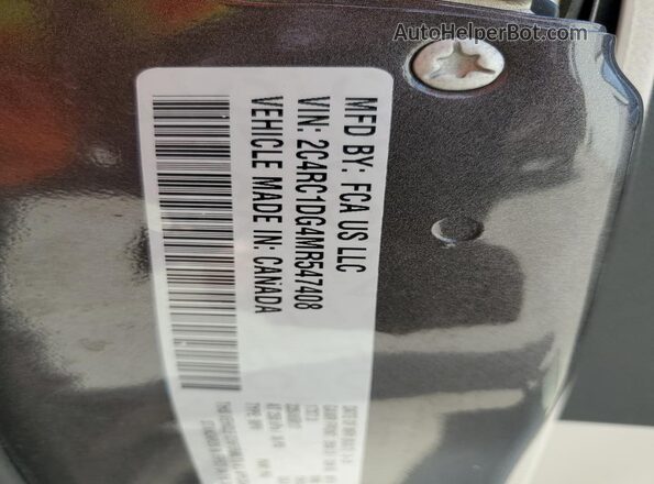2C4RC1DG4MR547408 2021 CHRYSLER VOYAGER Gray 