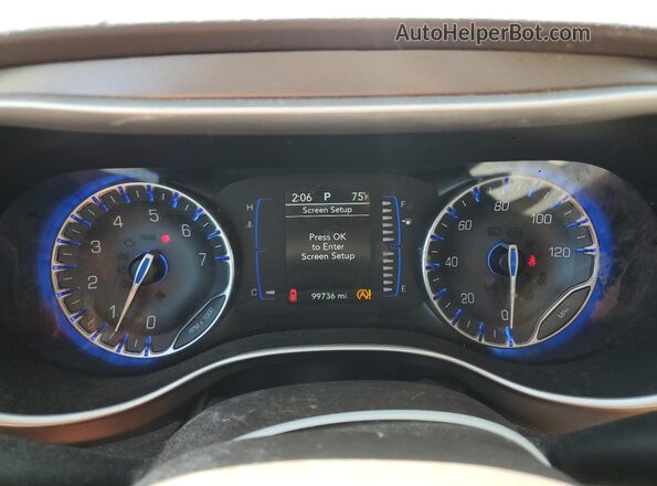 2C4RC1DG5LR156959 2020 CHRYSLER VOYAGER Red Vista del cuadro de instrumentos