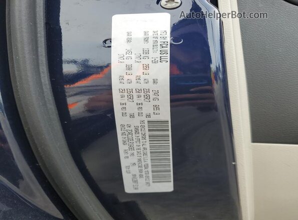 2C4RC1DG5LR164365 2020 CHRYSLER VOYAGER Blue VIN կոդի պիտակի տեսք