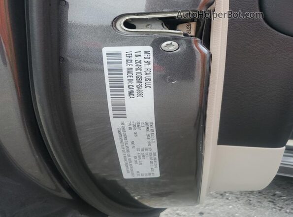 2C4RC1DG5MR549930 2021 CHRYSLER VOYAGER Charcoal VIN sticker view