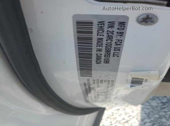 2C4RC1DG6MR551699 2021 CHRYSLER VOYAGER White VIN sticker view